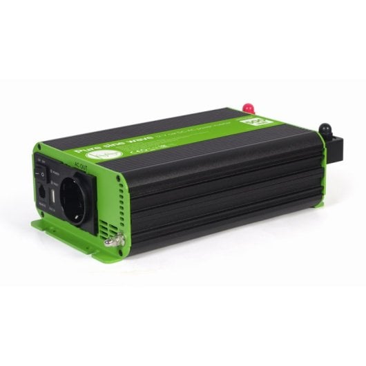 EnerGenie EG-PWC-PS500-01 adaptador e inversor de corriente Auto 500 W Negro, Verde