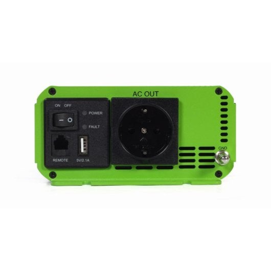 EnerGenie EG-PWC-PS500-01 adaptador e inversor de corriente Auto 500 W Negro, Verde