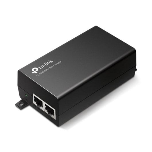 Inyector PoE TP-Link TL-POE160S 30W Gigabit Ethernet Montaje Pared Negro