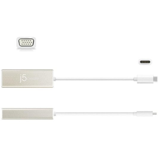 Adattatore USB Tipo C j5create JCA111 VGA 1920 x 1080 3.2 Gen 1 Adattatore USB Tipo C j5create JCA111 VGA 1920 x 1080 3.2 Gen 1