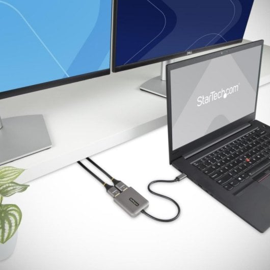 StarTech MST14CD122HD Adaptador USB-C para Dual HDMI 4K 60Hz HDR com Cabo 30cm