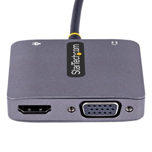 Adaptateur USB C StarTech Multimédia HDMI VGA Audio 4K 60Hz 100W PD