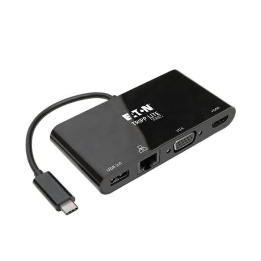 Tripp Lite USB 3.1 Type-C Adapter U444-06N-HV4GUB HDMI 4K VGA Ethernet USB-A