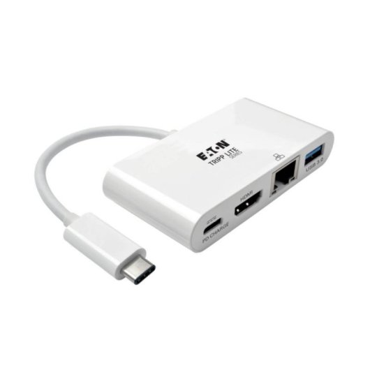USB-C Adapter Tripp Lite U444-06N-HGU-C 1080p USB 3.1 Gen 1 HDMI PD 60W GbE USB-C Adapter