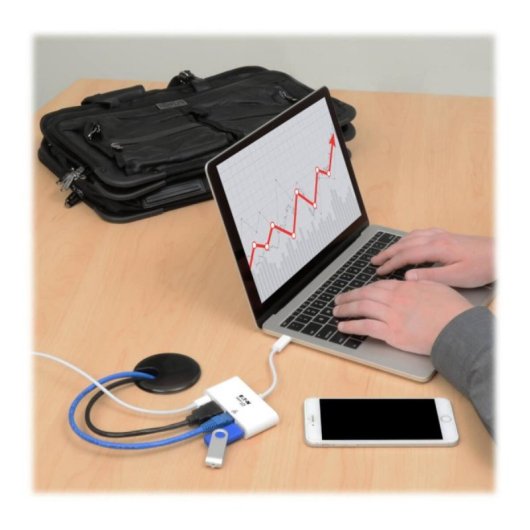 USB-C Adapter Tripp Lite U444-06N-HGU-C 1080p USB 3.1 Gen 1 HDMI PD 60W GbE USB-C Adapter