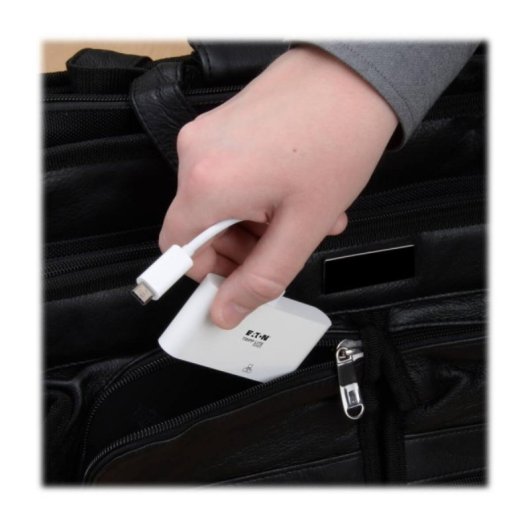 Adaptador Multipuerto USB-C Tripp Lite U444-06N-VGU-C VGA USB-A RJ45 PD 60W Blanco