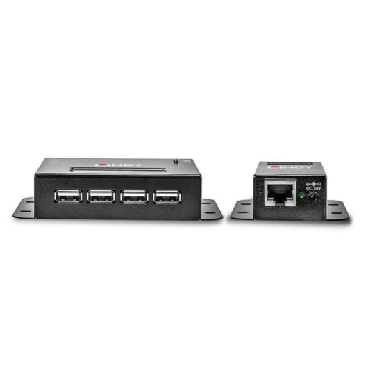 Transmetteur et récepteur réseau Lindy 42681 50 m 480 Mbit/s Cat5 Cat5e Cat6