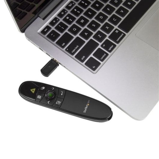 StarTech.com Mando a Distancia para Presentaciones Inalámbrico con Puntero Láser Verde - 27m