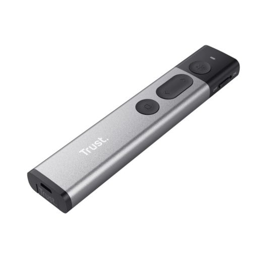Trust Kazun apuntador inalámbricos RF Aluminio, Negro