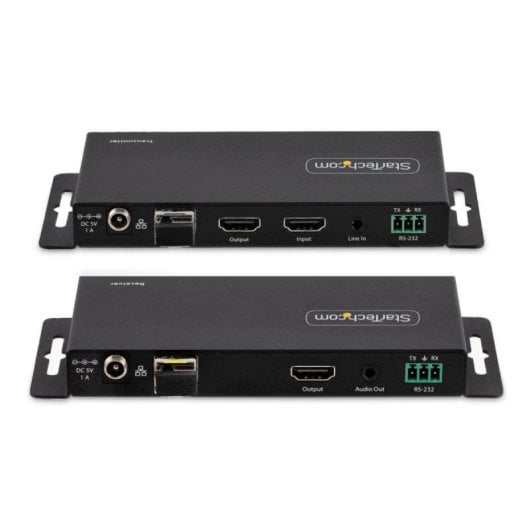 HDMI Extender 4K 60Hz 7.1-Kanal Audio Monomode Multimode Glasfaser LC HDMI Extender