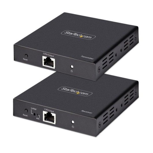 Extenseur HDMI StarTech 4K PoC HDR jusqu'à 70m Sortie Optique S/PDIF Kit Cat6