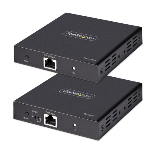 Extenseur HDMI StarTech 4K PoC HDR jusqu'à 70m Sortie Optique S/PDIF Kit Cat6