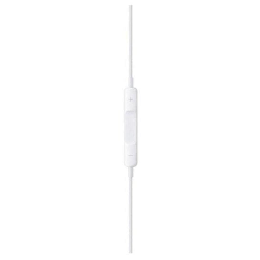 Ecouteurs Apple EarPods filaires Lightning intra-auriculaires micro contrôle câble blancs