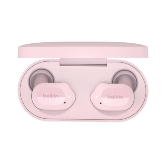 Belkin SOUNDFORM Play Auriculares TWS Bluetooth 5.2 IPX5 38H Cancelamento de Ruido Rosa