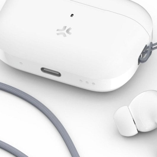 Celly HARMONY Auriculares Sem Fios com Cancelamento de Ruido ANC e USB-C Brancos