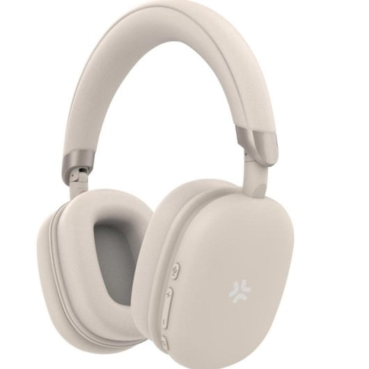 Auricular Celly Soundbeat SOUNDBEATWH Blanco ANC/ENC Bluetooth Ligero Plegable 213g