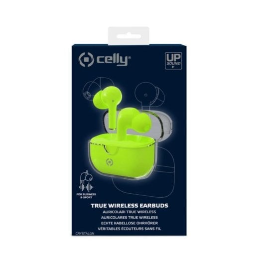 Auricule Celly CLEAR True Wireless Stereo Verde Binaural Bluetooth 5.3
