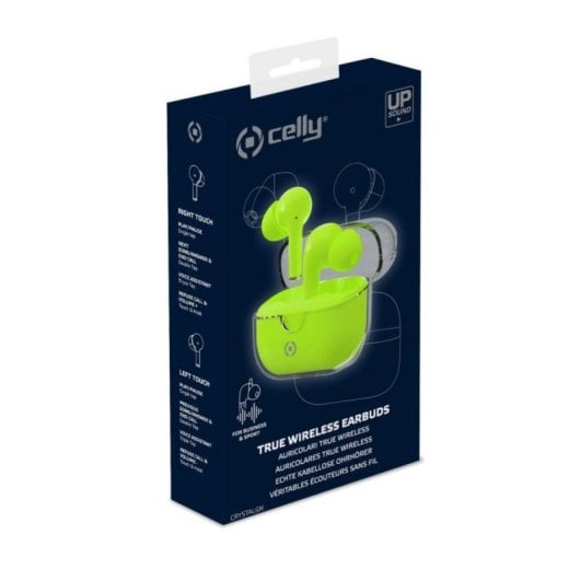 Auricule Celly CLEAR True Wireless Stereo Verde Binaural Bluetooth 5.3