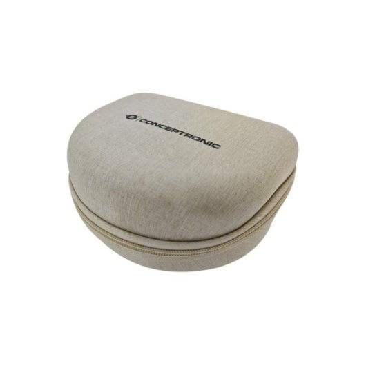 Auricular Conceptronic ALVAH02C Circumaural Crema Bluetooth 5.4 Cancelación Activa