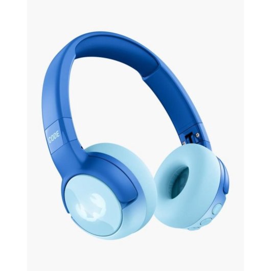 Auriculares Fresh 'n Rebel 228262 Inalámbricos Bluetooth Plegables Niños 48h Wavey Water Azul Cian