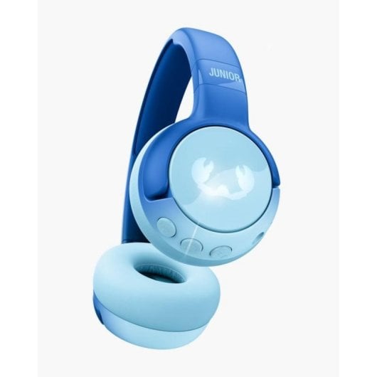 Auriculares Fresh 'n Rebel 228262 Inalámbricos Bluetooth Plegables Niños 48h Wavey Water Azul Cian
