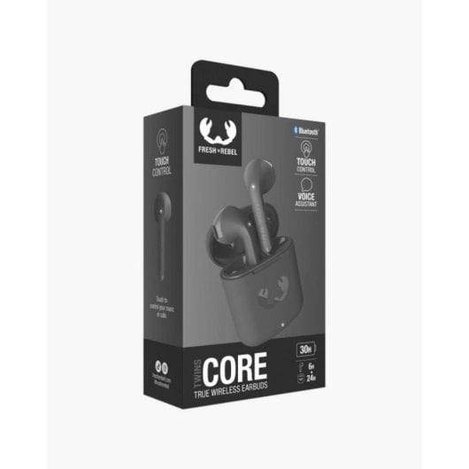 Auricular Fresh 'n Rebel Twins Core TWS Binaural Cinzento Auricular