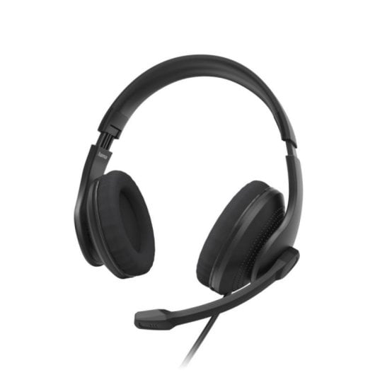Auricular Hama HS-USB300 V2 Binaural USB Circumaural Micrófono Boom 2m Negro