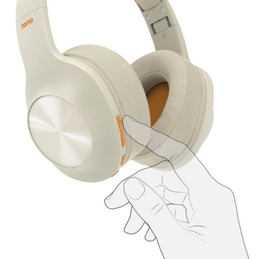 Kabelloser Hama Spirit Calypso Bluetooth 5.0 Beige 36h Akku Bluetooth-Kopfhörer