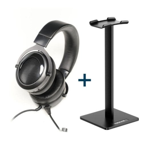 Auricular iggual Dual Tech Pro Music Circumaural Alámbrico Micrófono Extraíble Soporte SA22 Negro