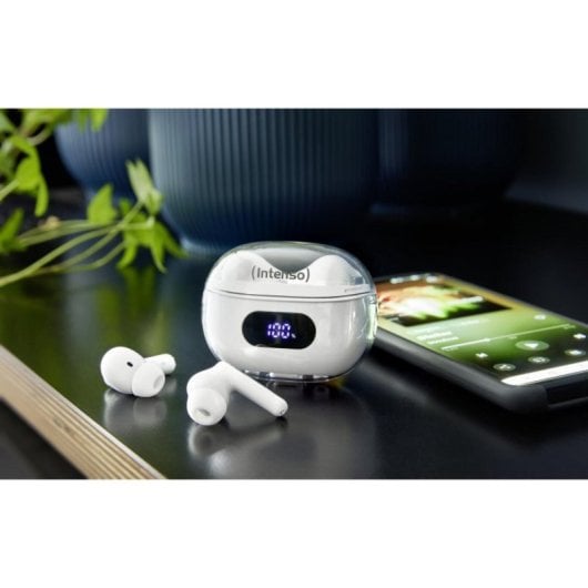 Auricular Intenso T312AE Bluetooth 5.4 ANC True Wireless Weiß