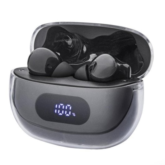 Auricular Intenso Buds Earphone Plus T310AE Bluetooth 5.4 ANC ENC TWS Negro