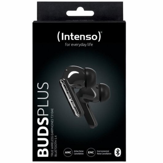 Auricular Intenso Buds Earphone Plus T310AE Bluetooth 5.4 ANC ENC TWS Negro