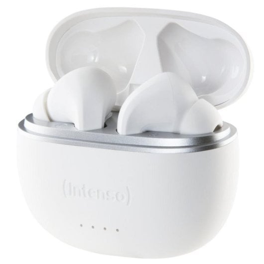 Auricular Intenso White Buds T302A Bluetooth 5.3 ANC 4 Modos True Wireless Blanco