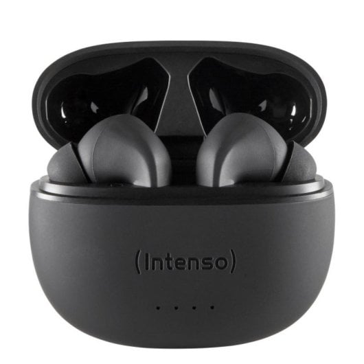 Auricular Intenso Black Buds T300A Bluetooth 5.3 ANC 4 Modos TWS USB-C Negro