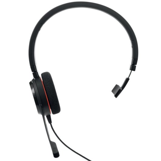 Auriculaires Jabra Evolve 20 Mono Professionnel Alámbrico, Noir, 0,95 m