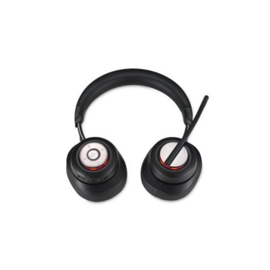 Auricular Bluetooth Kensington H3000 Cancelación Ruido IA, 60h, USB-C, Gaming, Negro