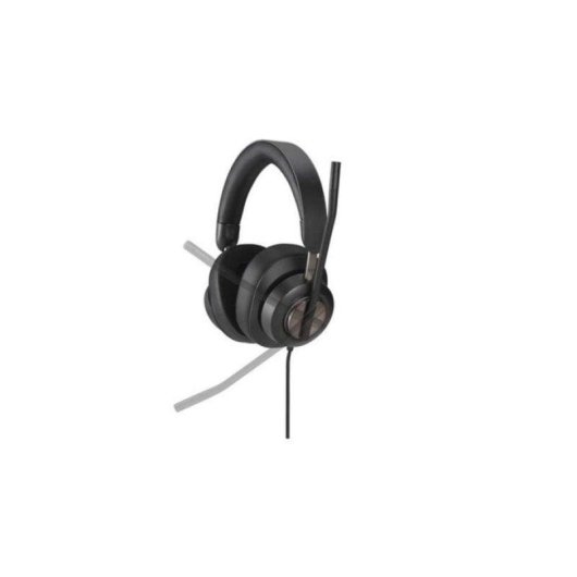 Auriculares Kensington H2000 con cable USB-C Cancelación de Ruido Micrófono Boom Negro