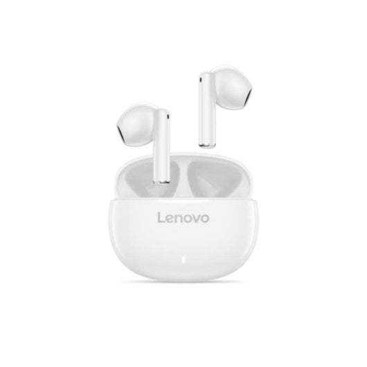 Ecouteurs Lenovo E310 sans fil Bluetooth 5.3 TWS, microphones intégrés, blanc