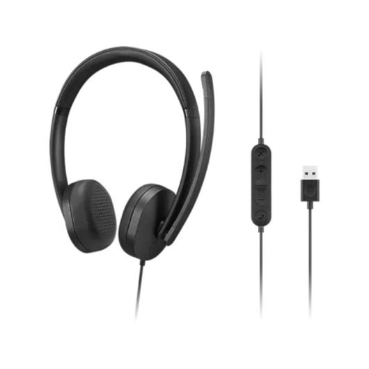 Auricular Lenovo 4XD1P83425 Alámbrico Boom Preto 20-20000Hz Auricular