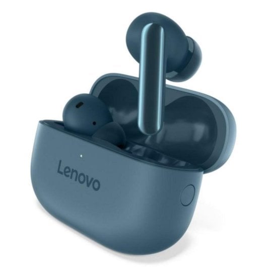 Auriculares Lenovo TWS Yoga PC Edition Inalámbricos Bluetooth 5.3 com Cancelamento de Ruído ANC, Microfone e proteção IPX4 Verde Azulado