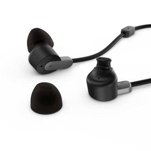 Auricolari Lenovo 4XD1C99220 con cavo USB-C con Cancellazione del Rumore e microfoni, neri