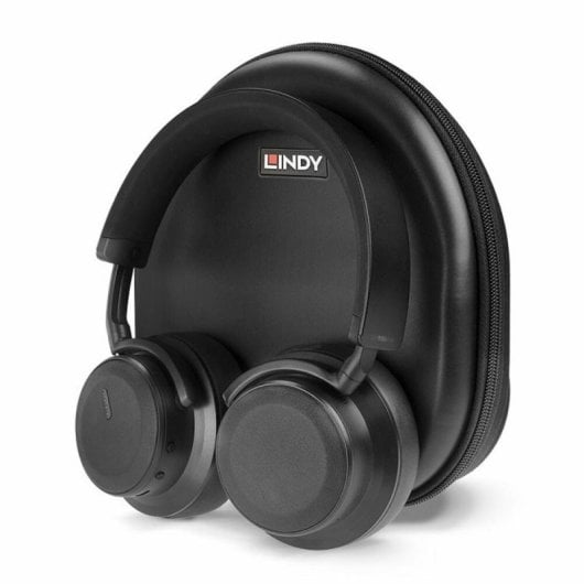 Auricular Lindy LH900XW inalámbrico/Alámbrico Bluetooth 5.0 Cancelación Activa de Ruido Negro
