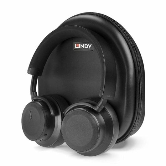 Auricular Lindy LH900XW inalámbrico/Alámbrico Bluetooth 5.0 Cancelación Activa de Ruido Negro