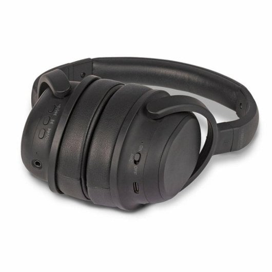Lindy LH500XW+ Auscultadores Bluetooth 5.0 com Redução de Ruido Ativa e Até 40h Pretos