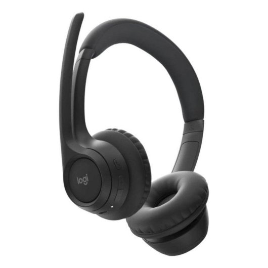 Logitech Zone 305 kabellose Bluetooth Kopfhörer mit klappbarem Mikrofon und 20h Akku schwarz