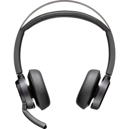 Auriculares Poly Voyager Focus 2 sem fios Bluetooth USB-C/A com Cancelamento de Ruído Preto