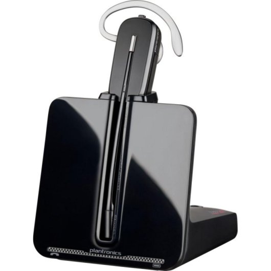 Poly CS540A Auricular Mono DECT de 21g com Cancelamento de Ruido, alcance até 120m e Autonomia 7h Preto
