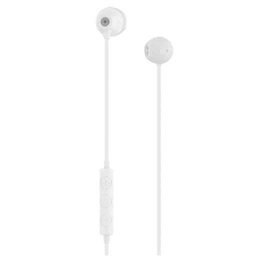 T'nB CURV Intra-Auriculares com Cabo Lightning 1,2m e Microfone Integrado Brancos