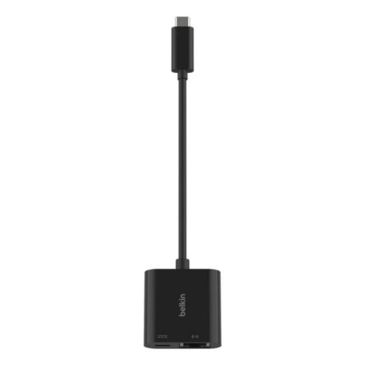 Adaptador USB-C a Ethernet Belkin INC019BTBK 1000Mbps 100W Power Delivery Negro