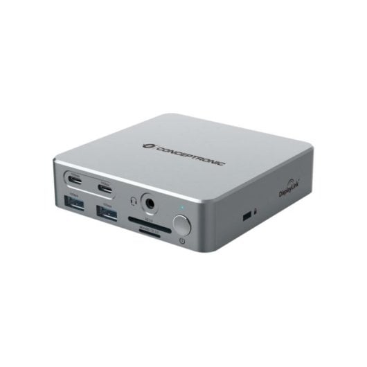 Docking Conceptronic DONN25G USB 3.2 Gen 2 Type-C 100W HDMI 4K Plata